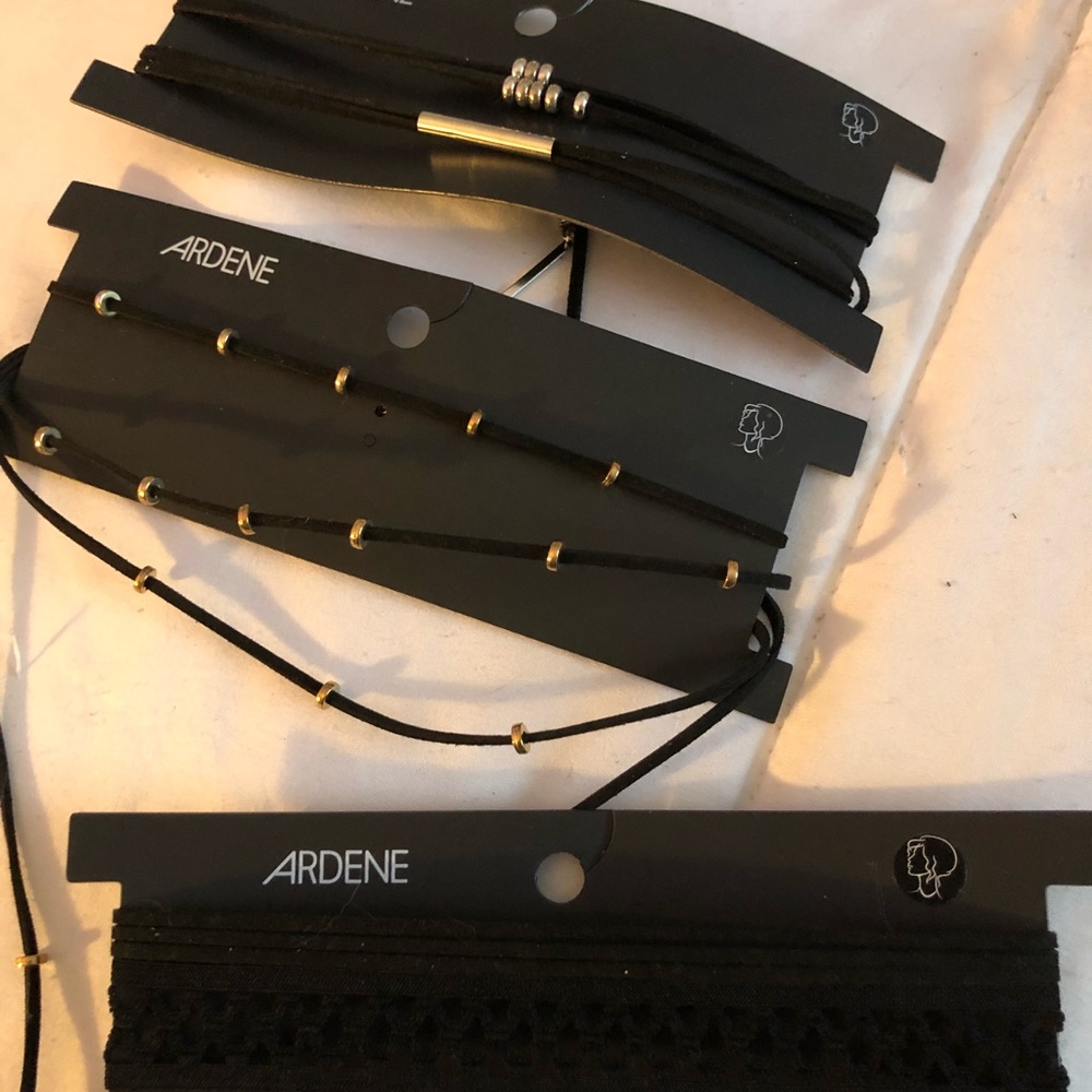 Lot of 3 black chokers from Ardene